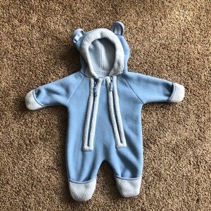 L.L. Bean infant fleece bunting